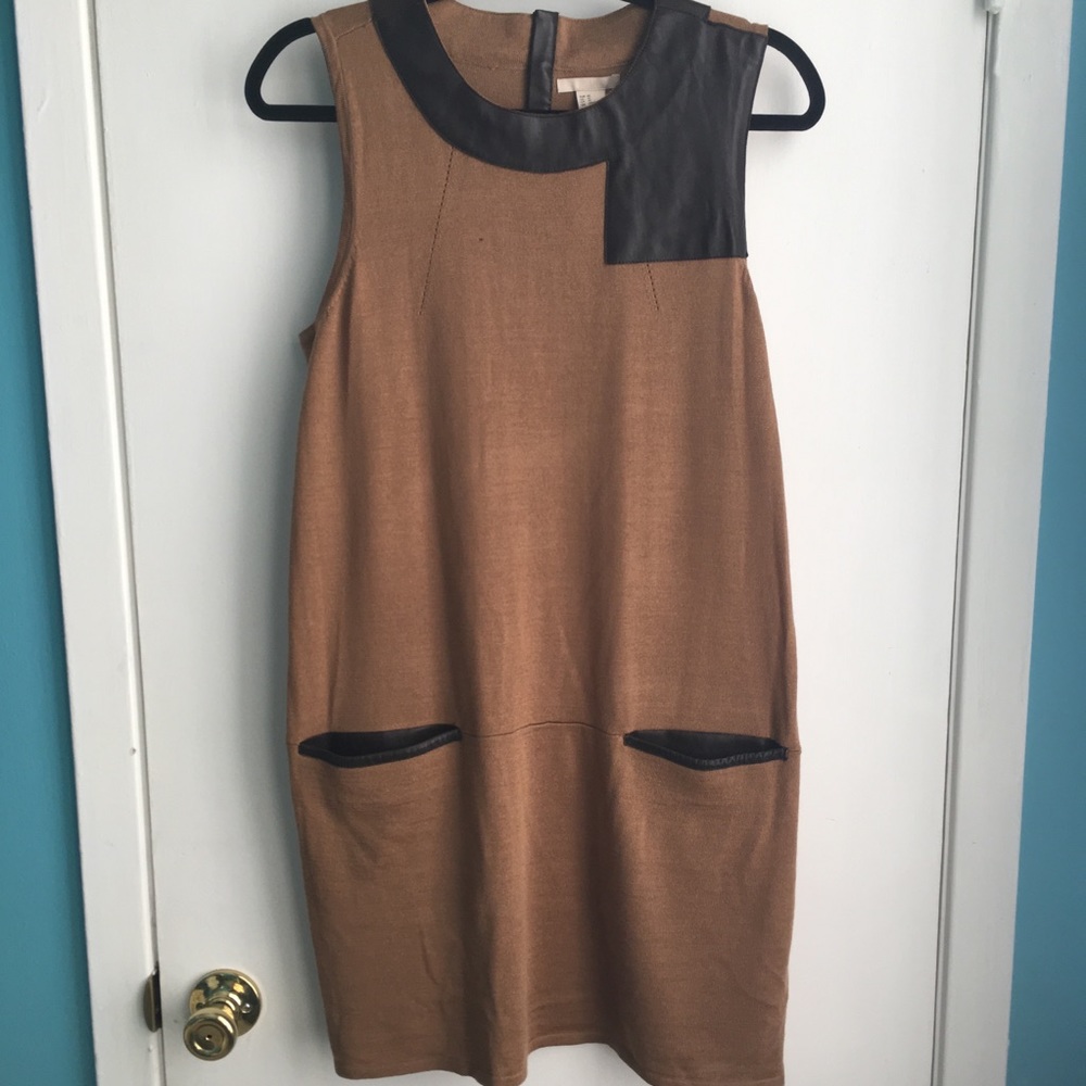 H&M Knit/Leather Dress